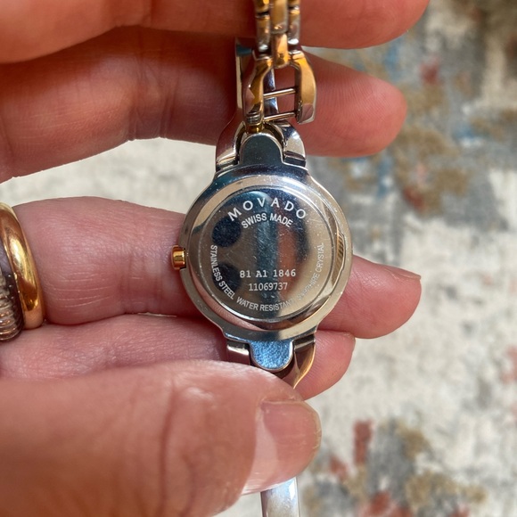 Movado two tone ladies watch main image 4
